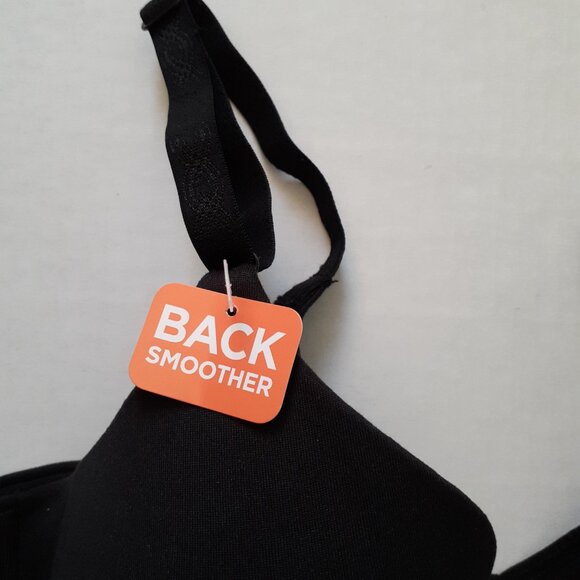 NWT Warners Cloud 9 Super Soft Underwire Lightly Lined T-Shirt Bra Black 36C - Picture 9 of 13